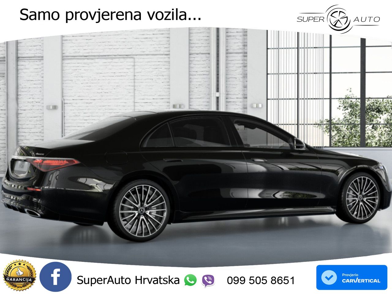 Mercedes S 450d (367 KS) EQ Boost 4MATIC 9G-TRONIC AMG LED+GR SJED+ACC