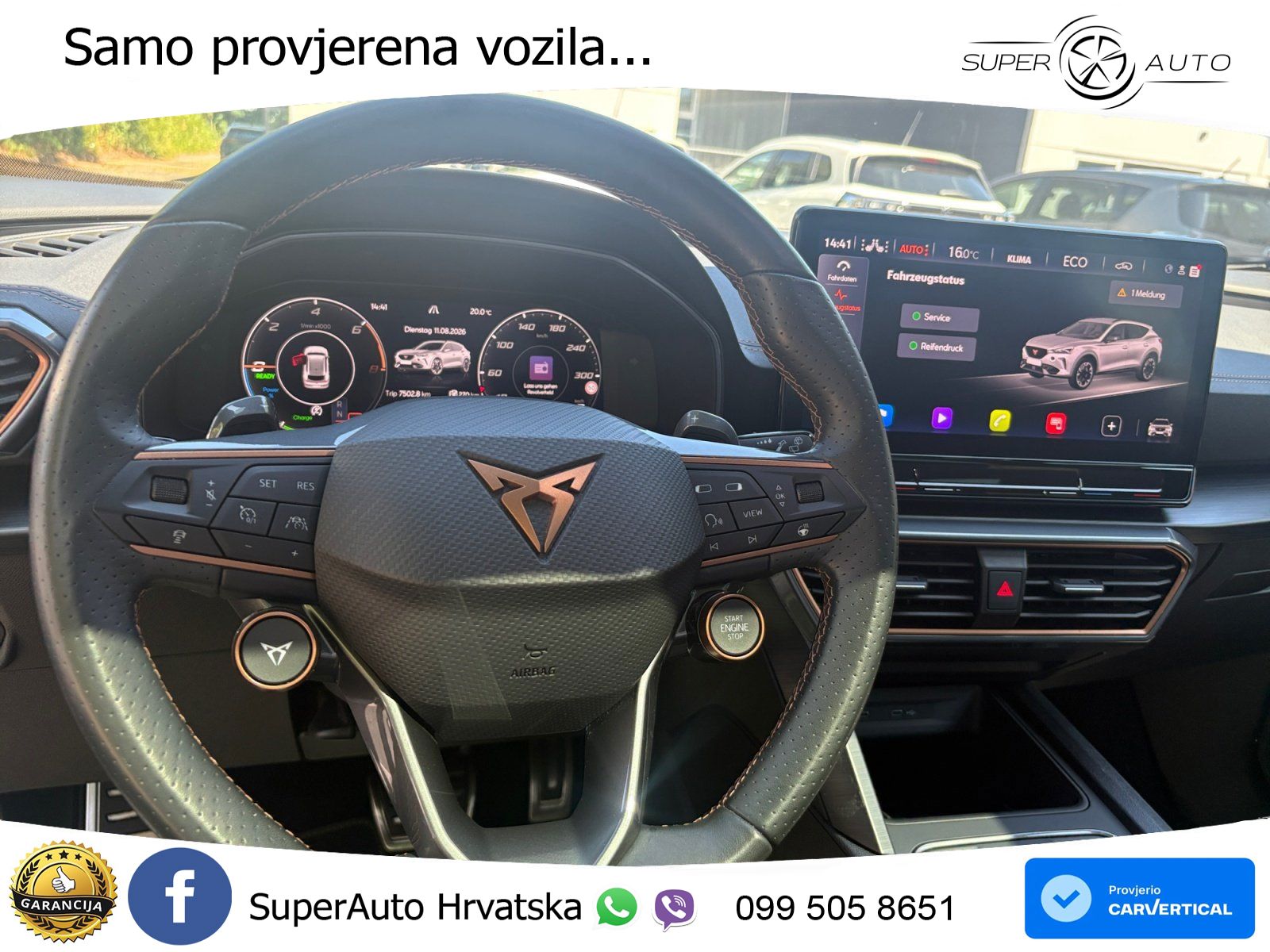 Cupra Formentor 1.4 TSI (245 KS) e-Hybrid DSG VZ LED+GR SJED+ACC