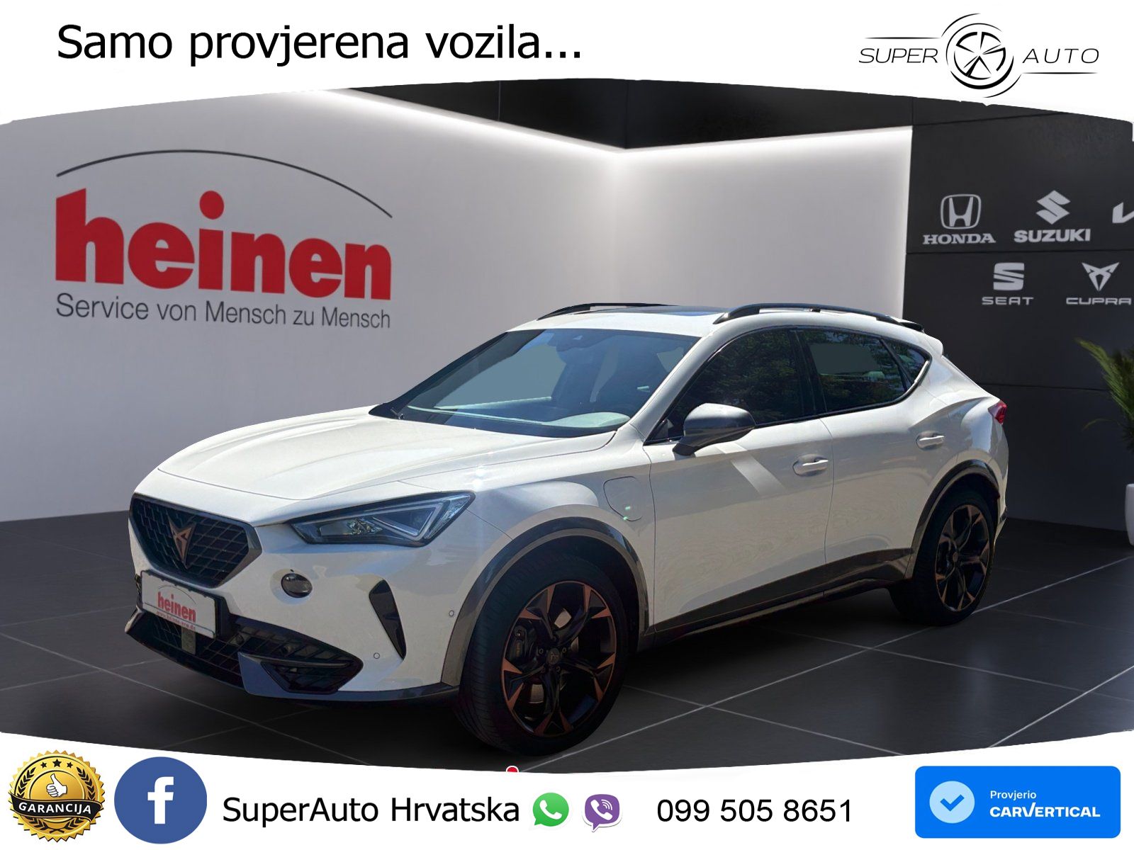 Cupra Formentor 1.4 TSI (245 KS) e-Hybrid DSG VZ LED+GR SJED+ACC