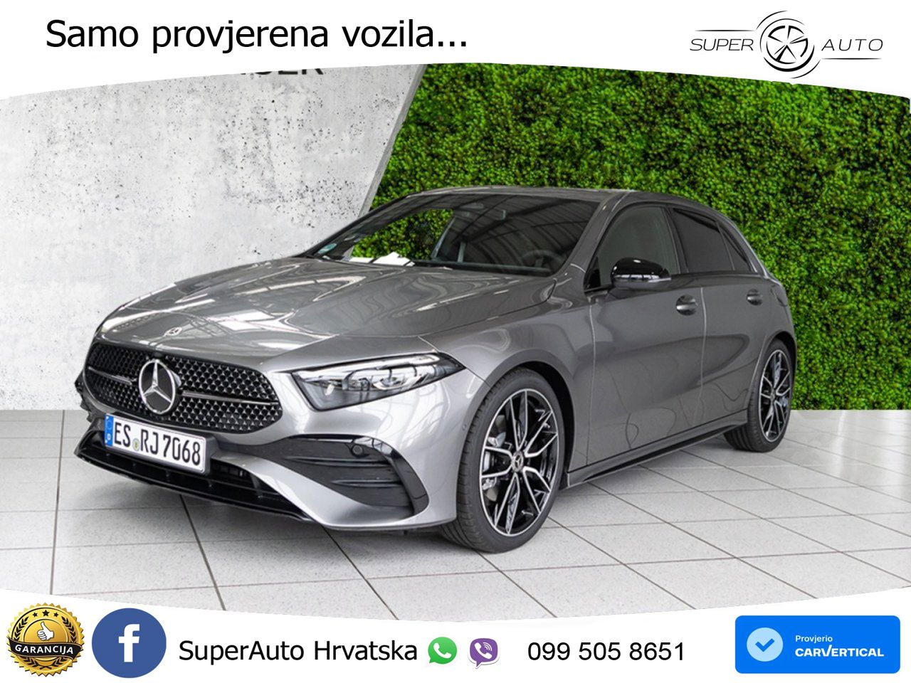 Mercedes-Benz A 180 7G-DCT AMG LED+GR SJED+ACC