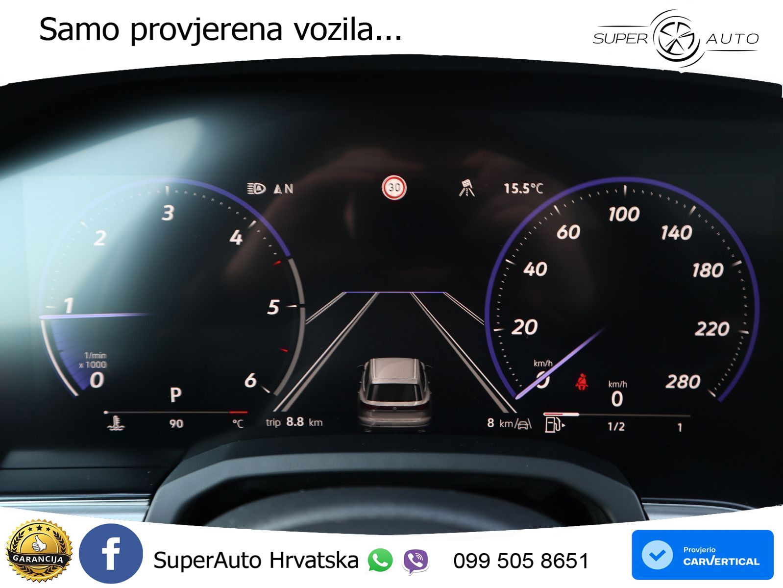 Volkswagen Touareg 3.0 V6 TDI (286 KS) 4MOTION Tiptronic ZRAČNI+ACC+GR SJED+KAM+PANO