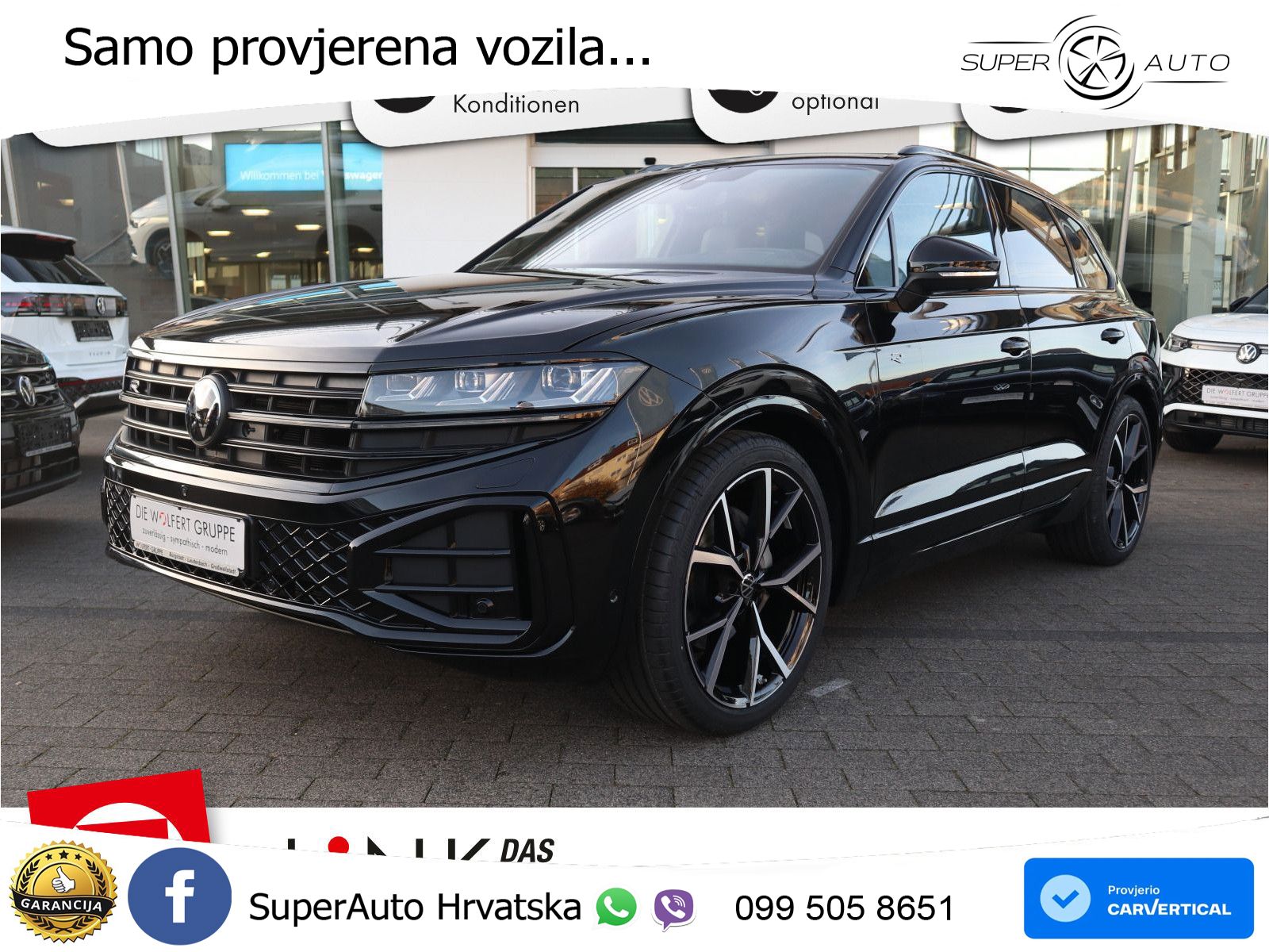 Volkswagen Touareg 3.0 V6 TDI (286 KS) 4MOTION Tiptronic ZRAČNI+ACC+GR SJED+KAM+PANO