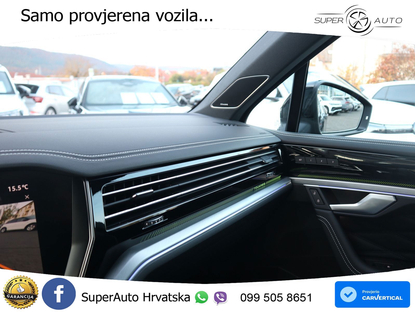 Volkswagen Touareg 3.0 V6 TDI (286 KS) 4MOTION Tiptronic ZRAČNI+ACC+GR SJED+KAM+PANO