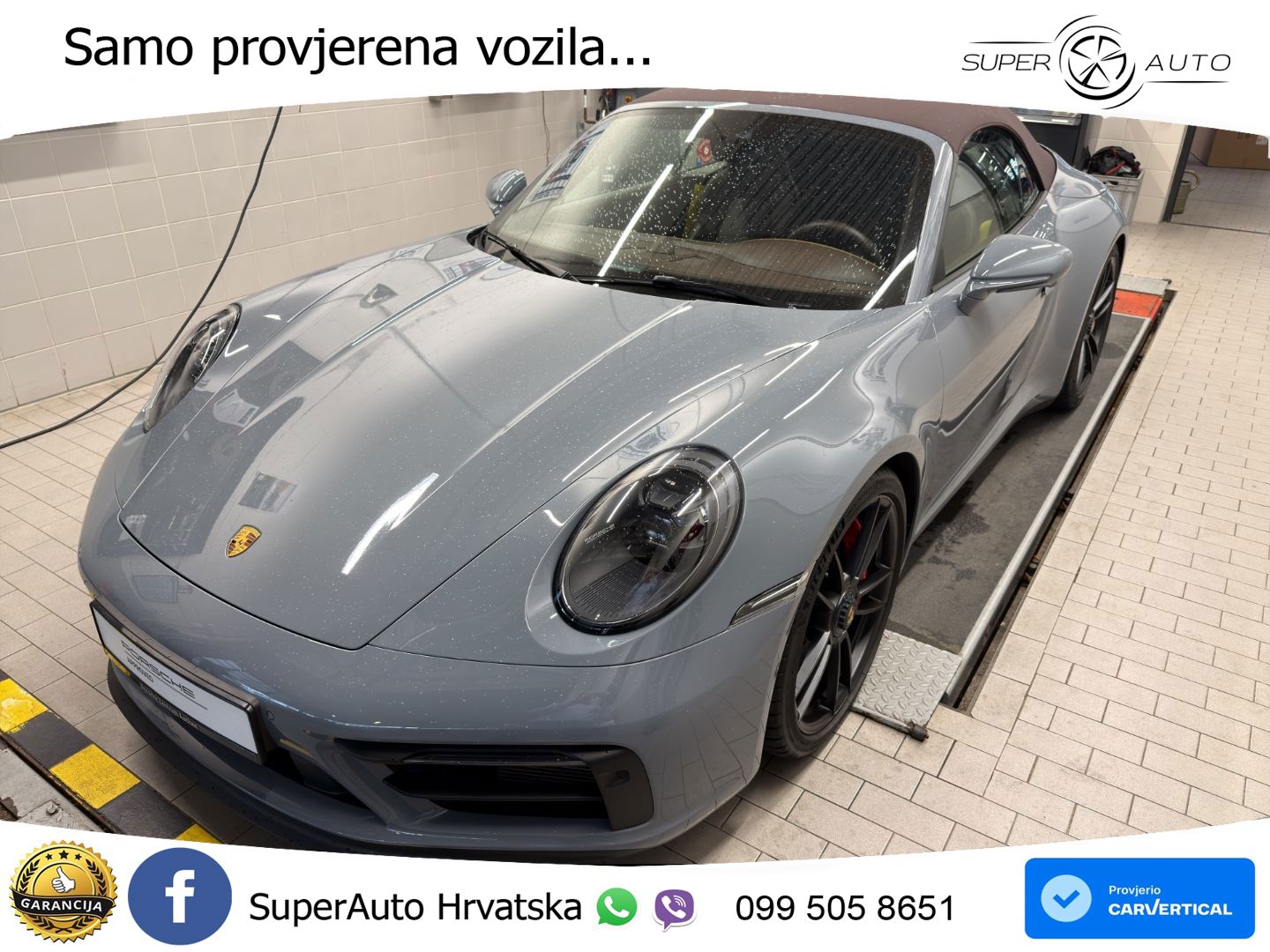 Porsche 911 Carrera 4 GTS Cabriolet 3.0 (480 KS) PDK LED+GR SJED+ACC