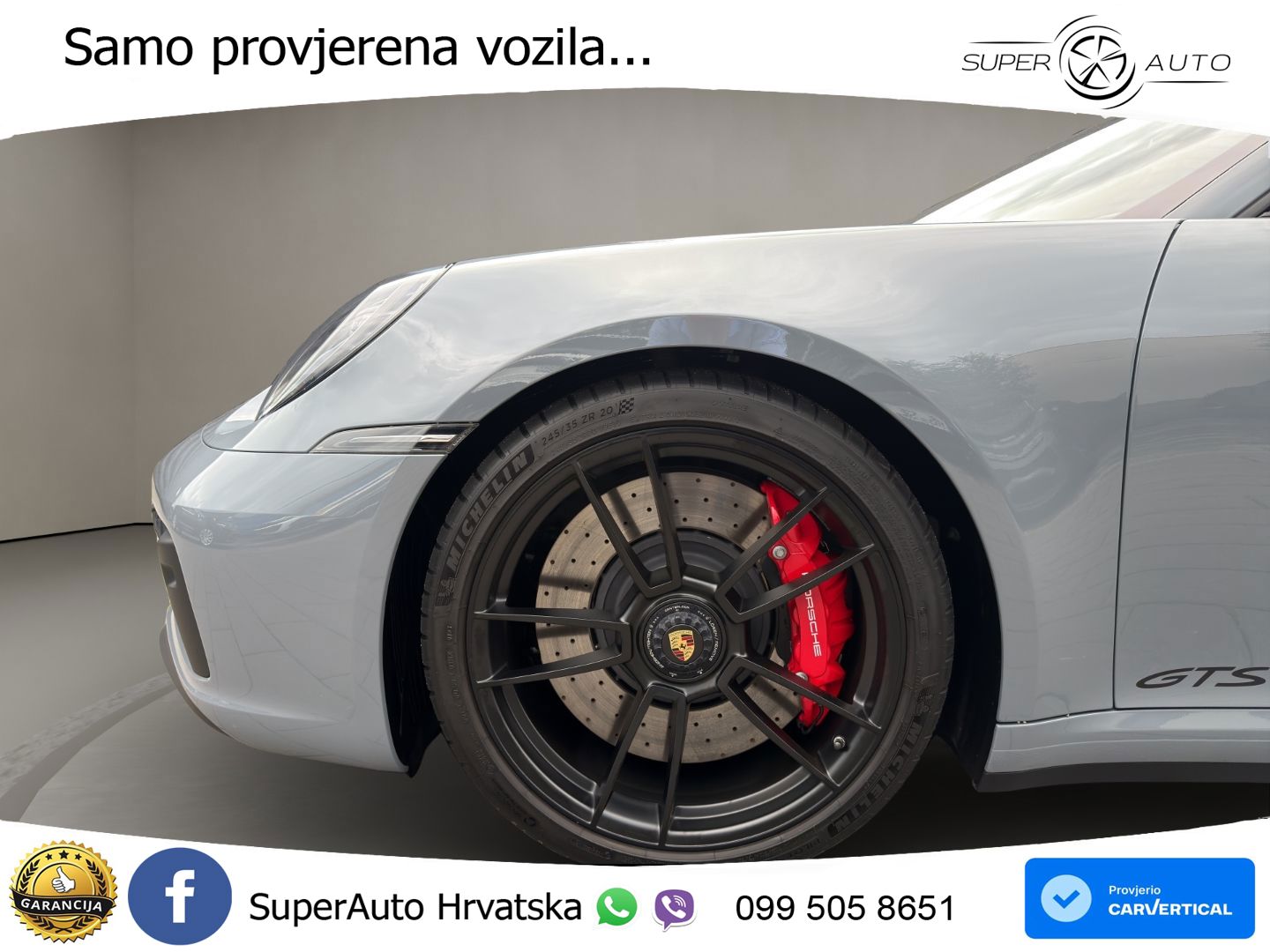 Porsche 911 Carrera 4 GTS Cabriolet 3.0 (480 KS) PDK LED+GR SJED+ACC