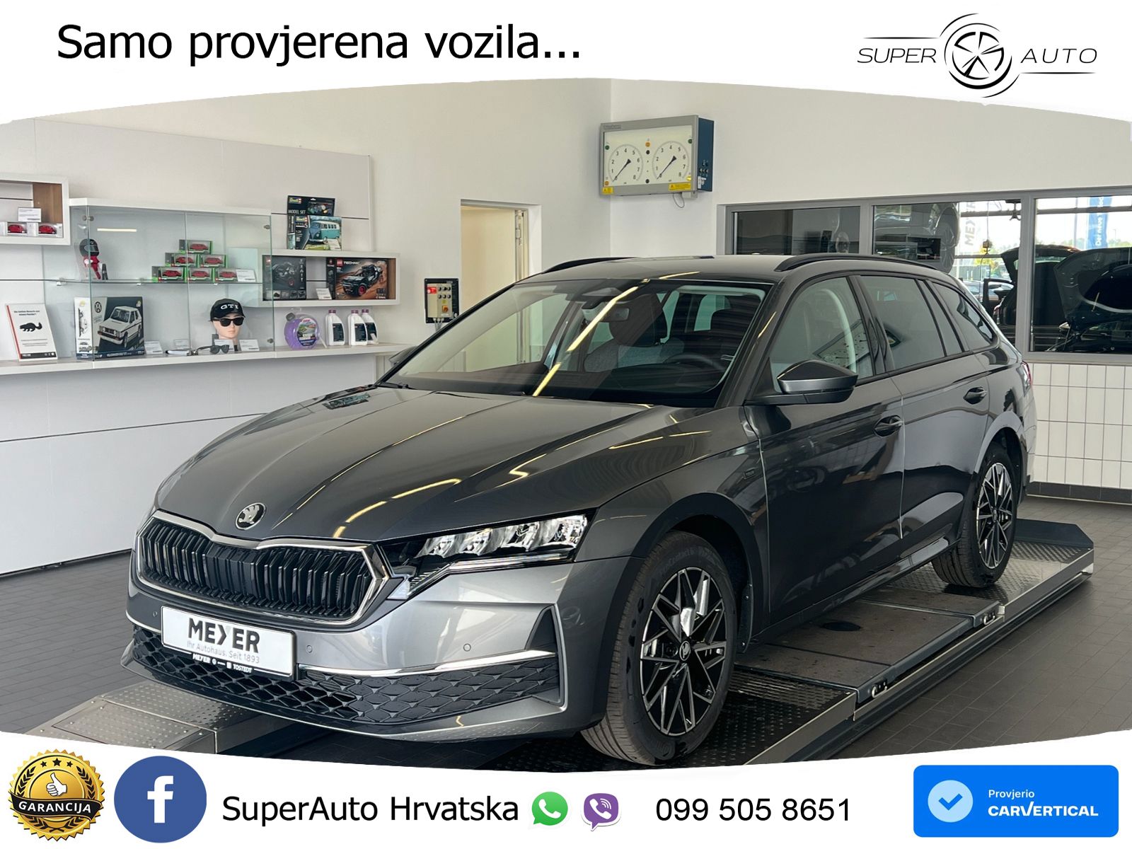 Škoda Octavia Combi 2.0 TDI (150 KS) DSG LED+GR SJED+ACC