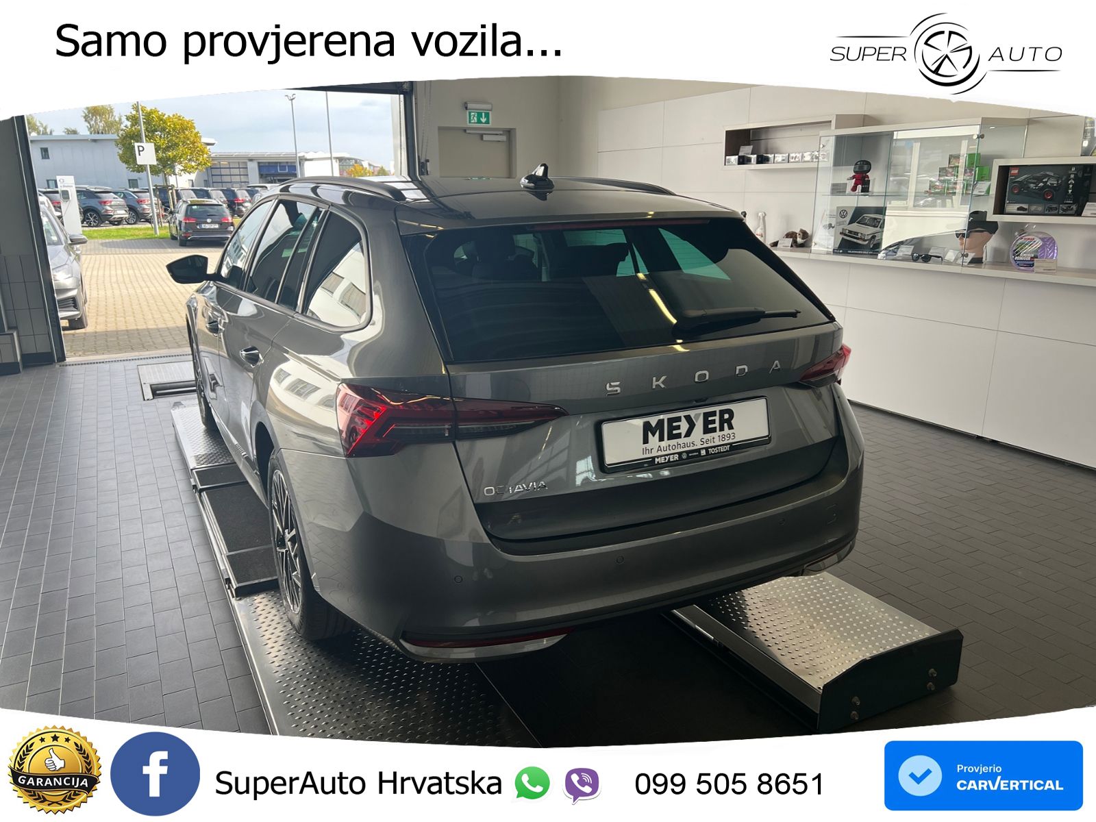 Škoda Octavia Combi 2.0 TDI (150 KS) DSG LED+GR SJED+ACC