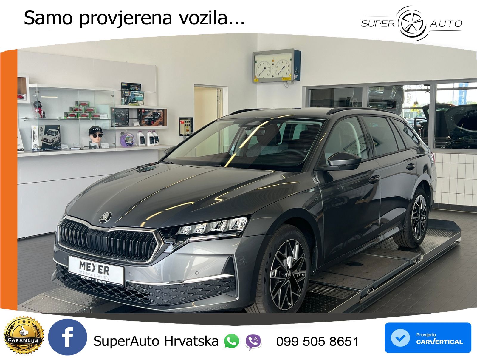 Škoda Octavia Combi 2.0 TDI (150 KS) DSG LED+GR SJED+ACC