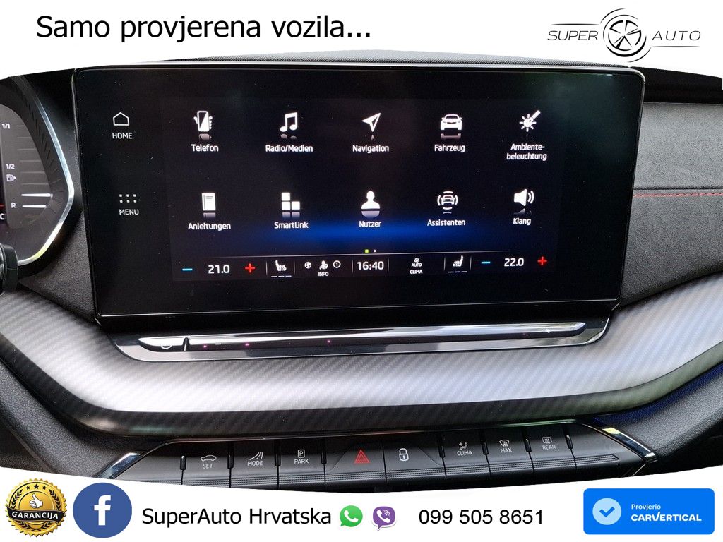 Škoda Octavia Combi RS 2.0 TDI (200 KS) DSG MATRIX+GR SJED+KAM