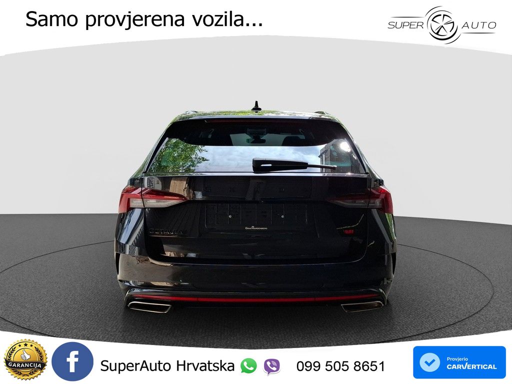 Škoda Octavia Combi RS 2.0 TDI (200 KS) DSG MATRIX+GR SJED+KAM