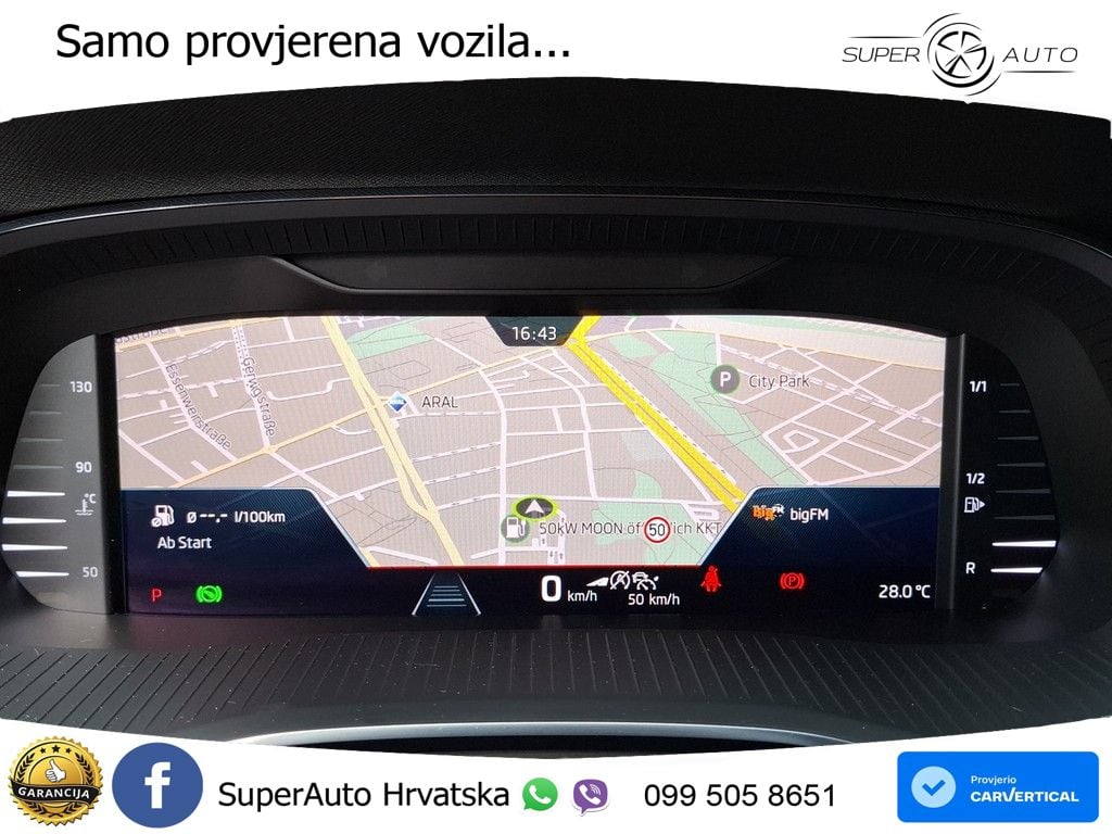 Škoda Octavia Combi RS 2.0 TDI (200 KS) DSG MATRIX+GR SJED+KAM