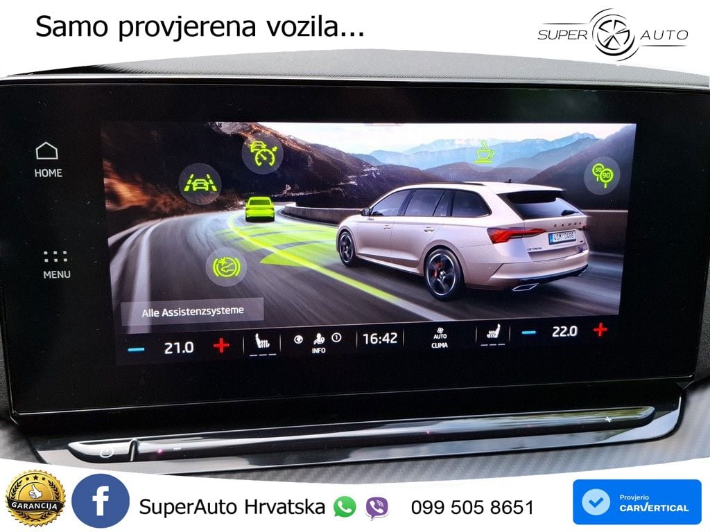 Škoda Octavia Combi RS 2.0 TDI (200 KS) DSG MATRIX+GR SJED+KAM