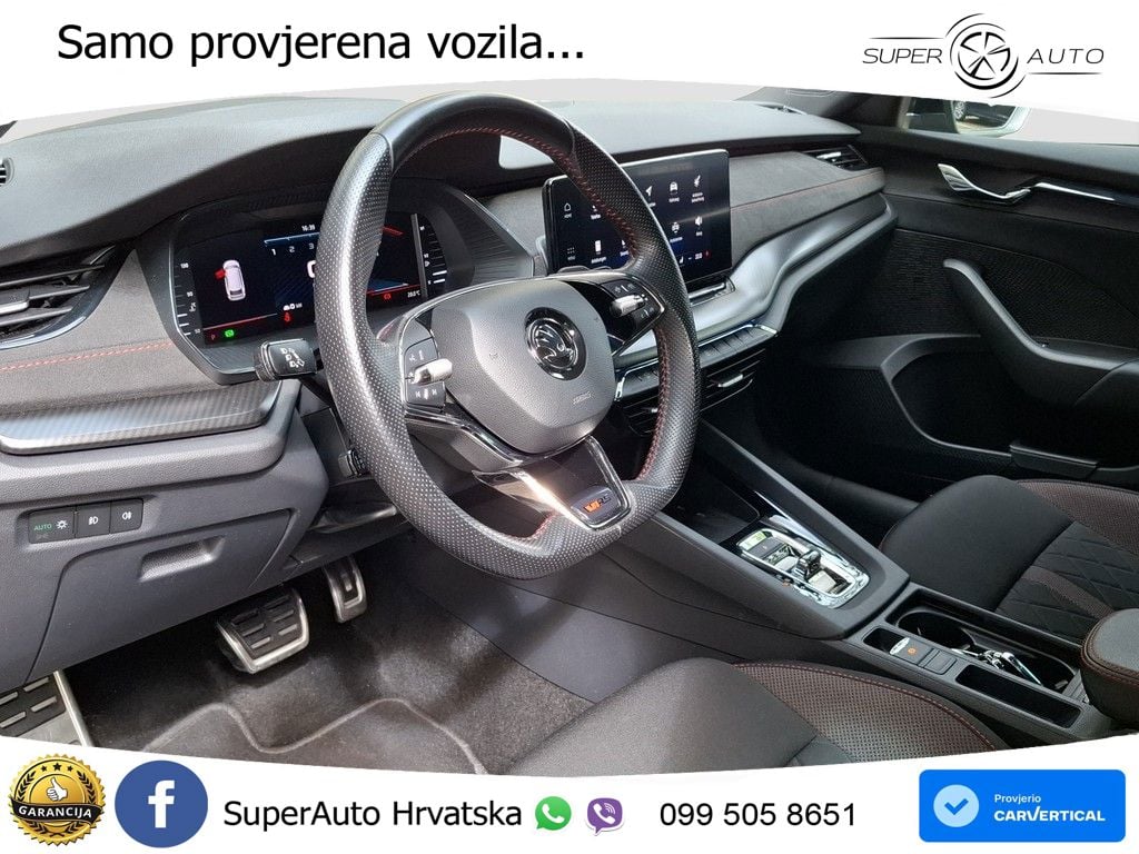 Škoda Octavia Combi RS 2.0 TDI (200 KS) DSG MATRIX+GR SJED+KAM