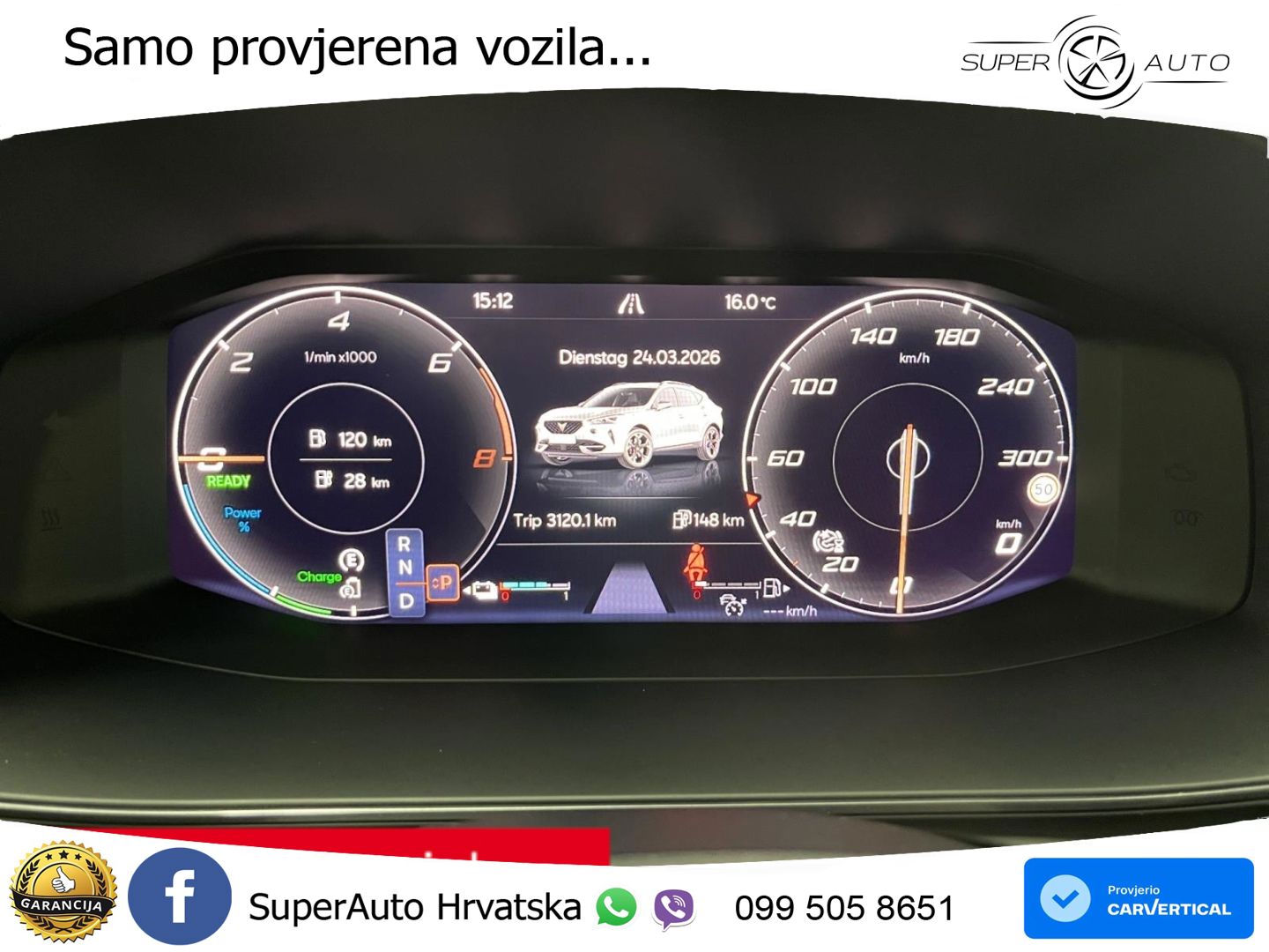 Cupra Formentor 1.4 TSI (245 KS) e-Hybrid DSG VZ LED+ACC
