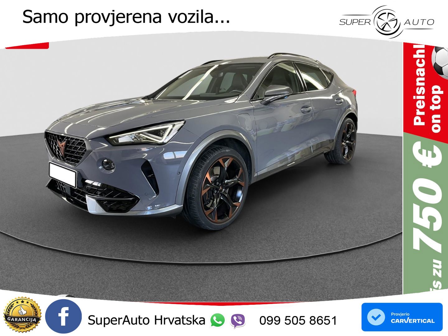 Cupra Formentor 1.4 TSI (245 KS) e-Hybrid DSG VZ LED+ACC