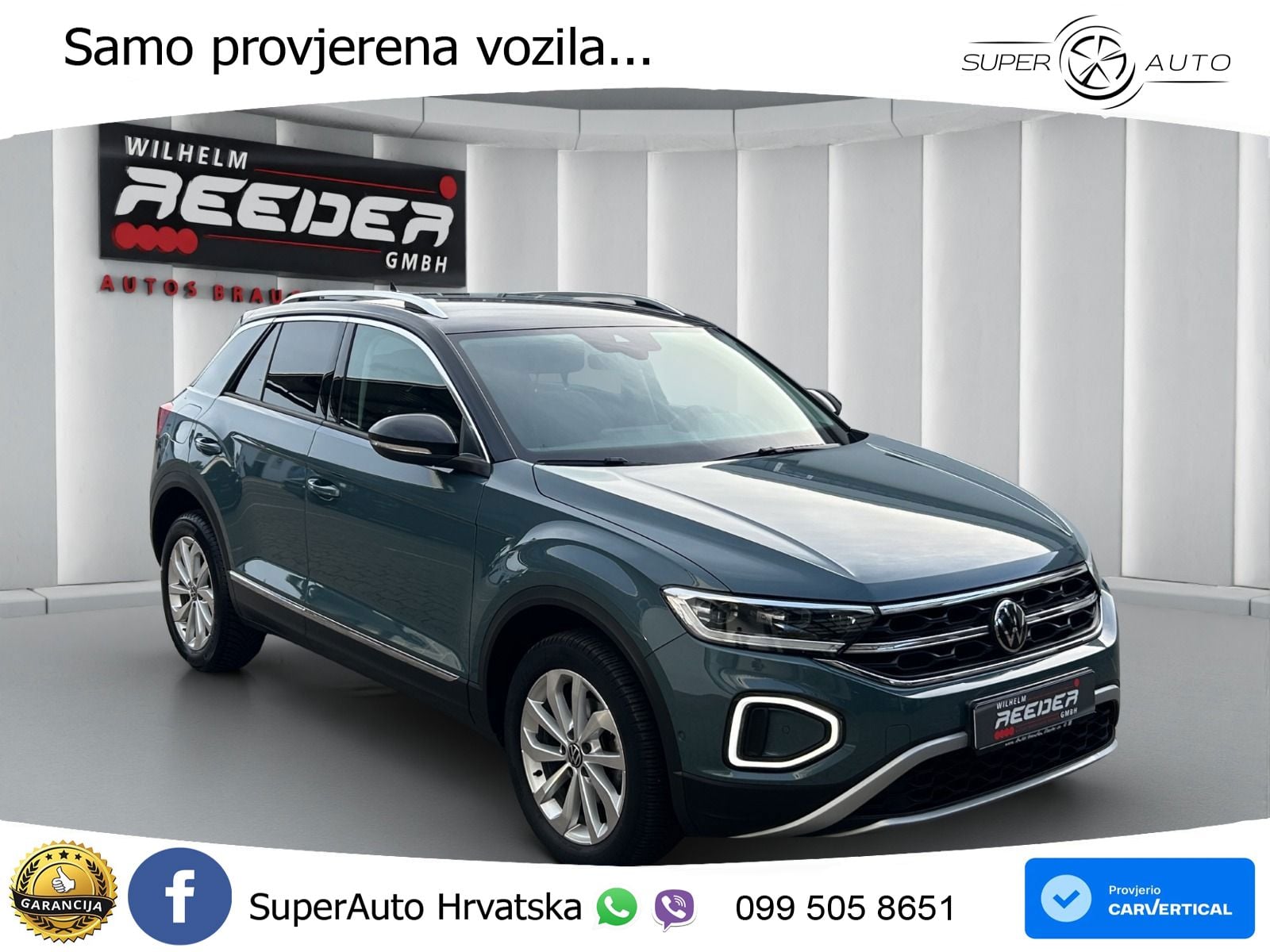 Volkswagen T-Roc 1.5 TSI (150 KS) DSG LED+GR SJED+ACC