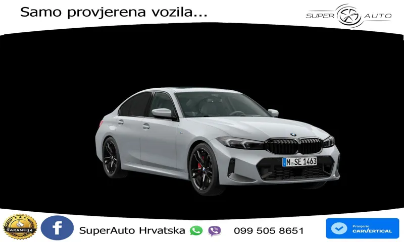 BMW 320d (190 KS) Steptronic M Sport LED+GR SJED+ACC