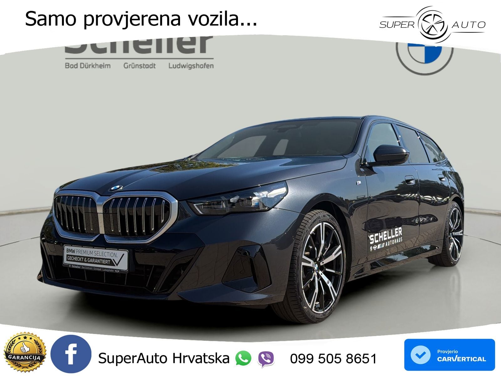BMW 520d Touring (197 KS) Steptronic M Sport LED+GR SJED+ACC
