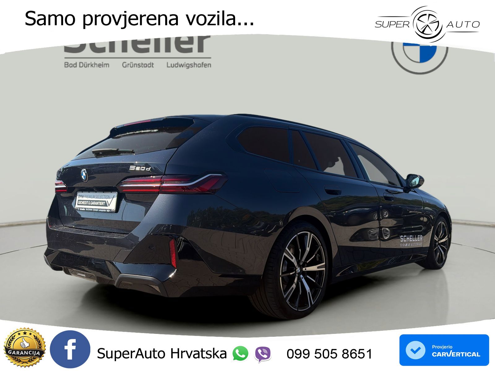 BMW 520d Touring (197 KS) Steptronic M Sport LED+GR SJED+ACC