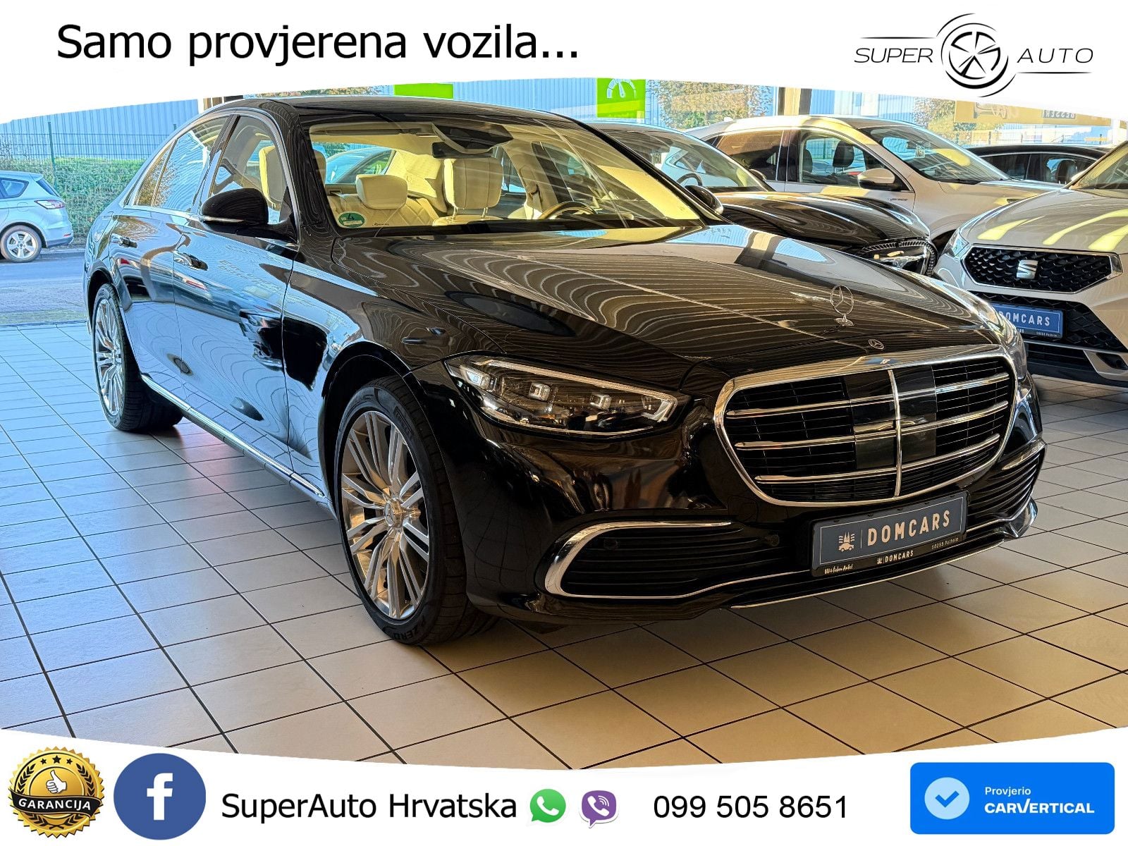 Mercedes S 350d (286 KS) 9G-TRONIC LED+GR SJED+ACC