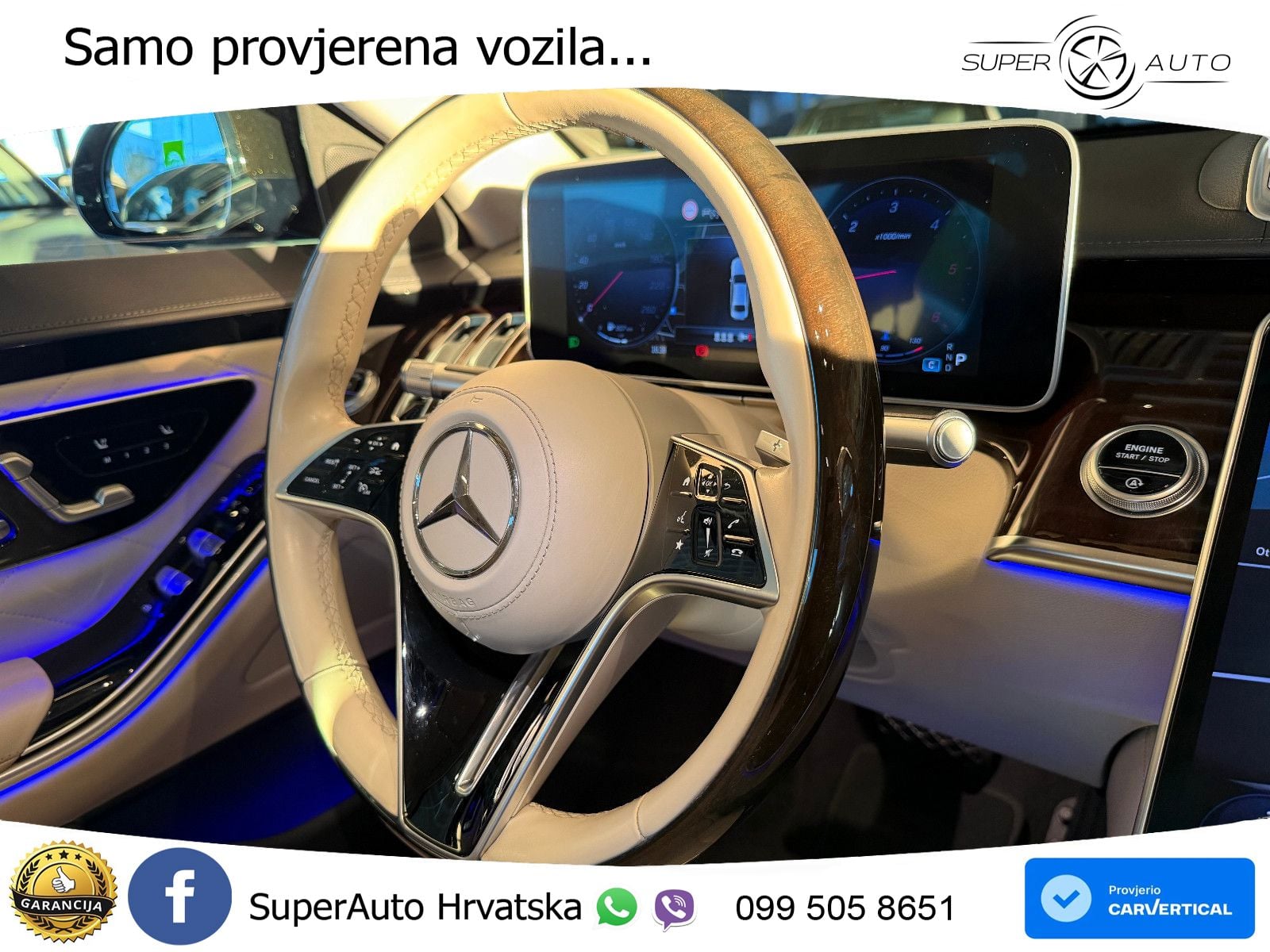 Mercedes S 350d (286 KS) 9G-TRONIC LED+GR SJED+ACC