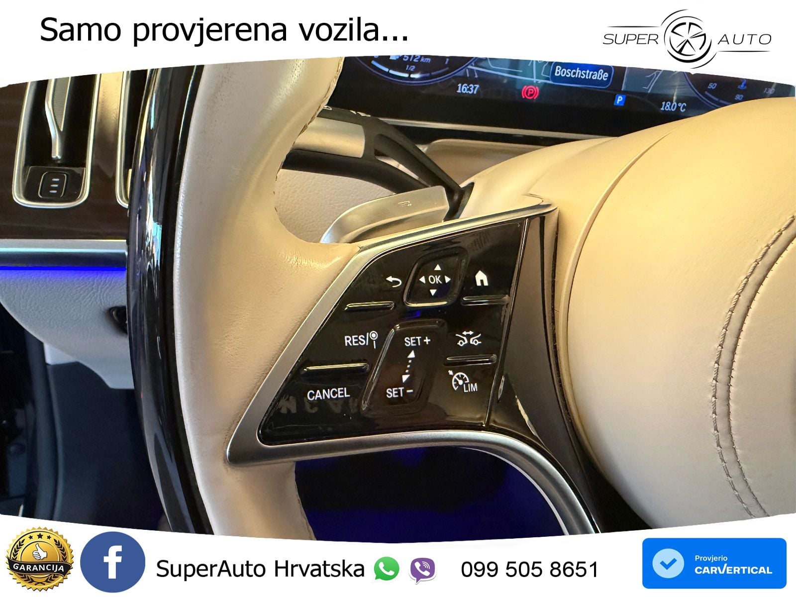 Mercedes S 350d (286 KS) 9G-TRONIC LED+GR SJED+ACC
