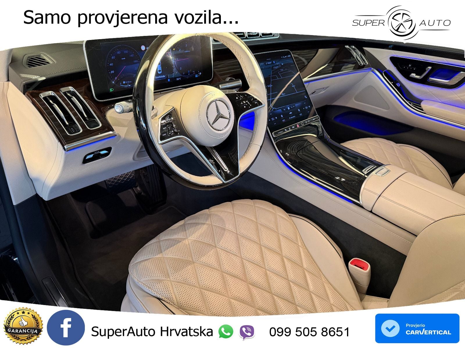 Mercedes S 350d (286 KS) 9G-TRONIC LED+GR SJED+ACC