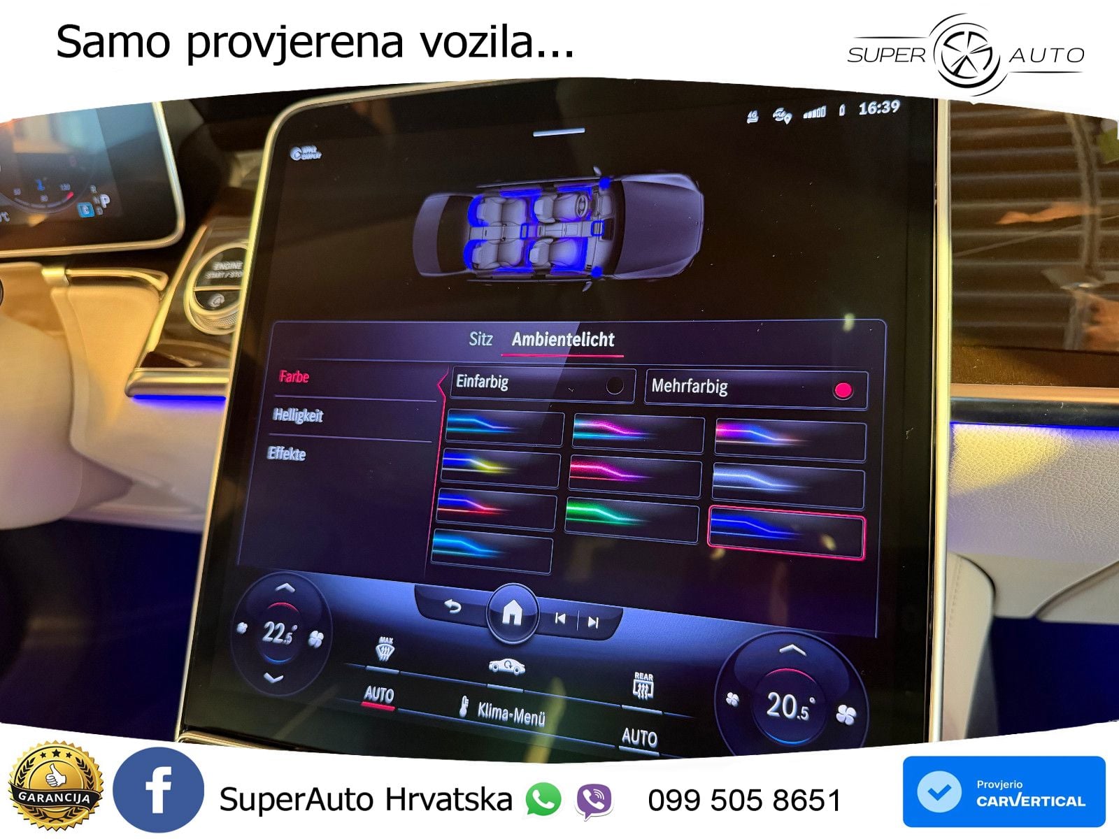 Mercedes S 350d (286 KS) 9G-TRONIC LED+GR SJED+ACC