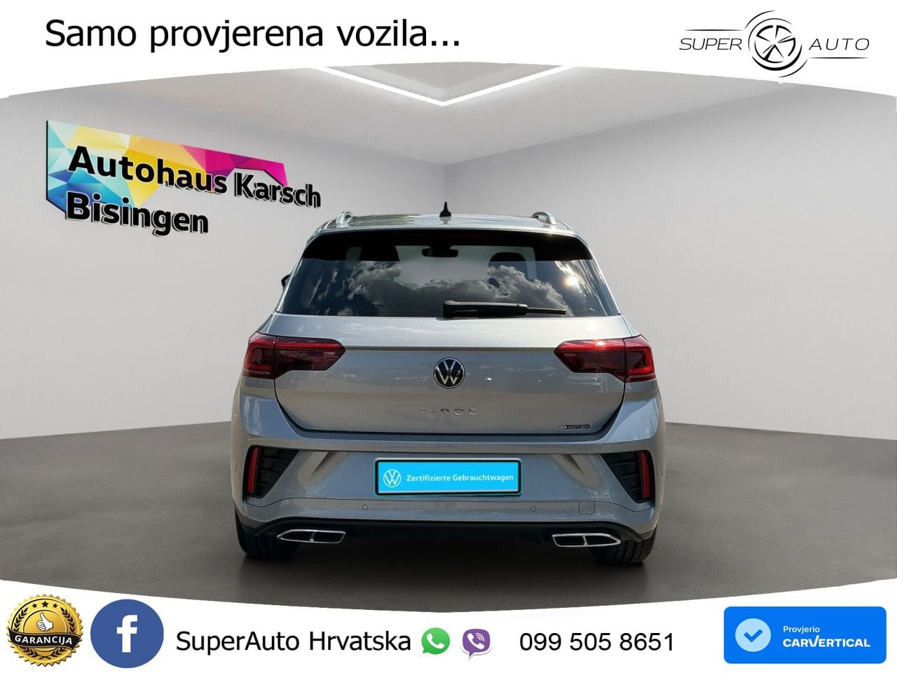 Volkswagen T-Roc I 2.0 TSI (190 KS) 4M DSG LED+GR SJED+ACC