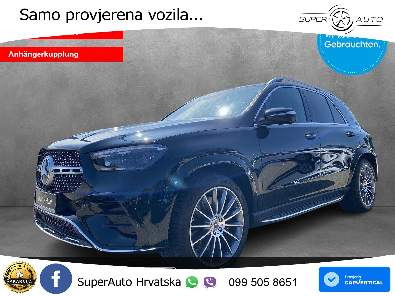 Mercedes GLE 450d (367 KS) EQ Boost 4MATIC 9G-TRONIC AMG ZRAČNI+ACC+GR SJED+360