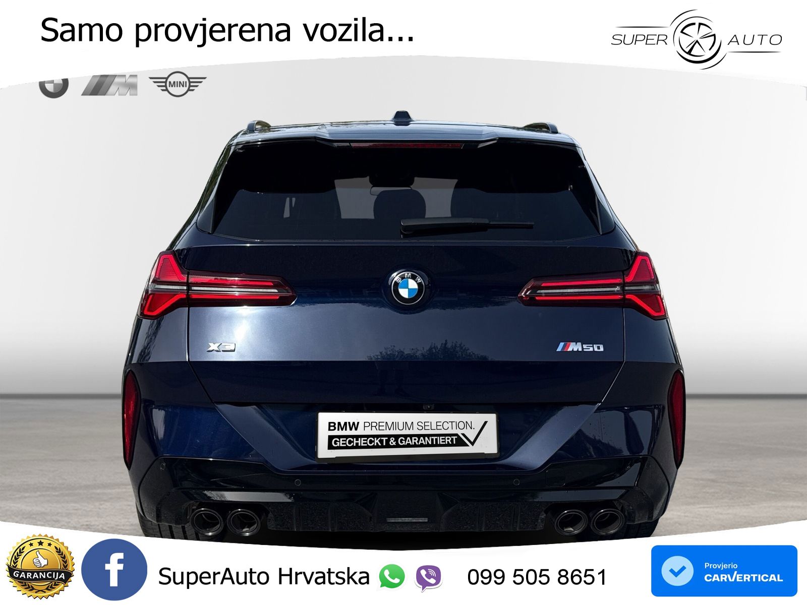 BMW X3 M50 xDrive Steptronic M Sport LED+GR SJED+ACC