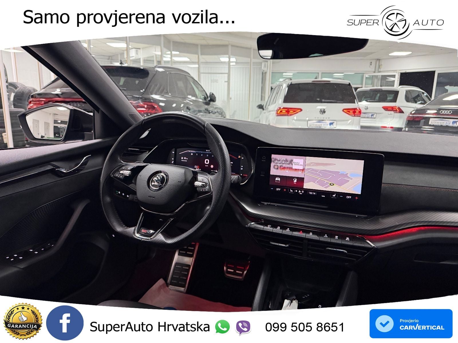 Škoda Octavia Combi RS 2.0 TDI (200 KS) DSG LED+GR SJED+ACC