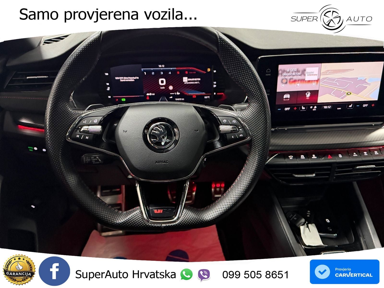 Škoda Octavia Combi RS 2.0 TDI (200 KS) DSG LED+GR SJED+ACC