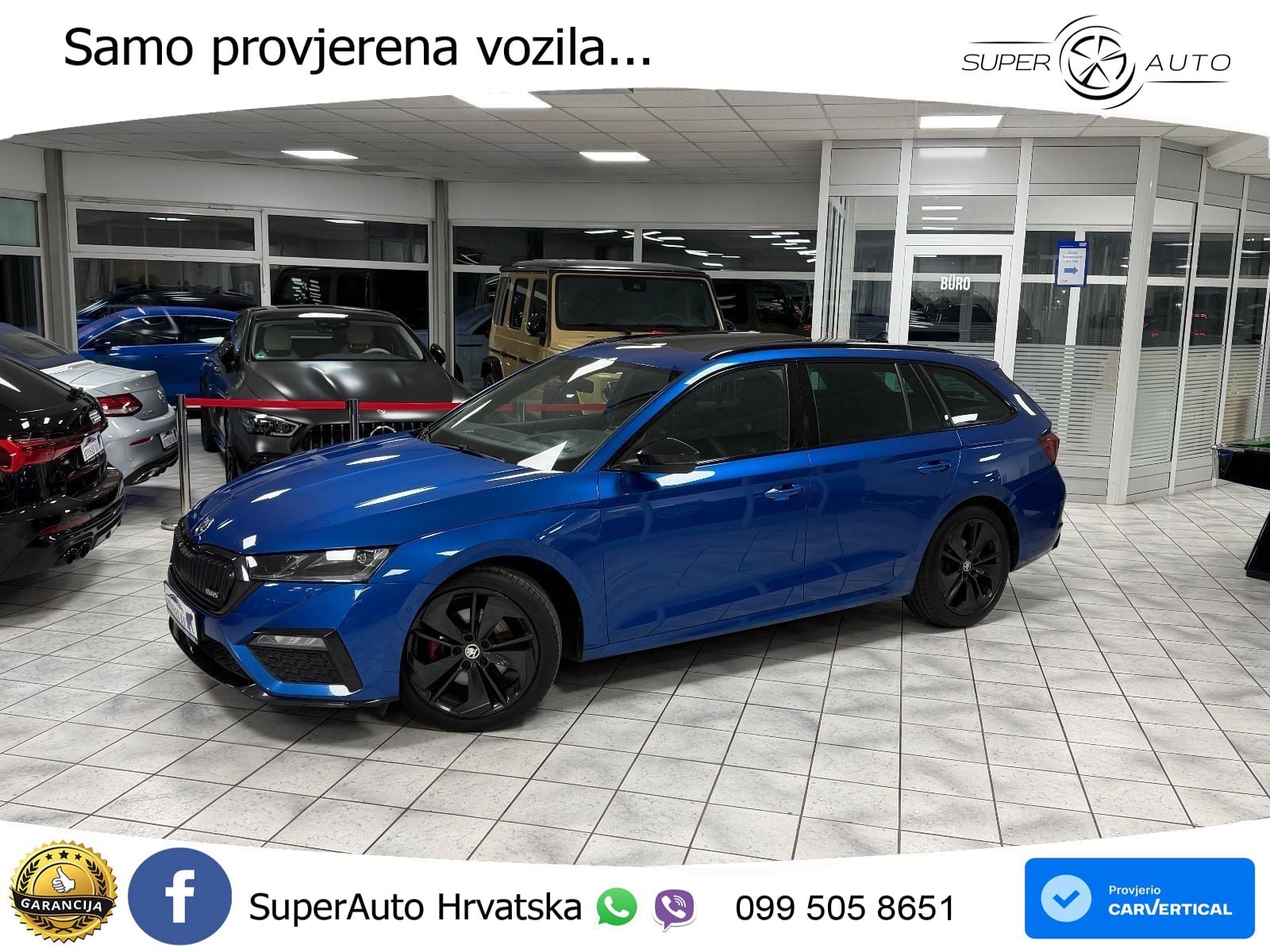 Škoda Octavia Combi RS 2.0 TDI (200 KS) DSG LED+GR SJED+ACC