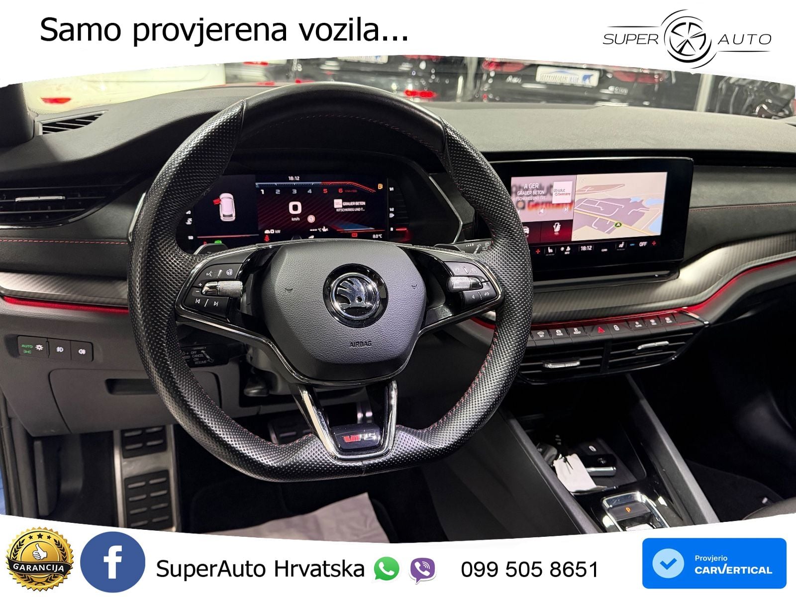 Škoda Octavia Combi RS 2.0 TDI (200 KS) DSG LED+GR SJED+ACC