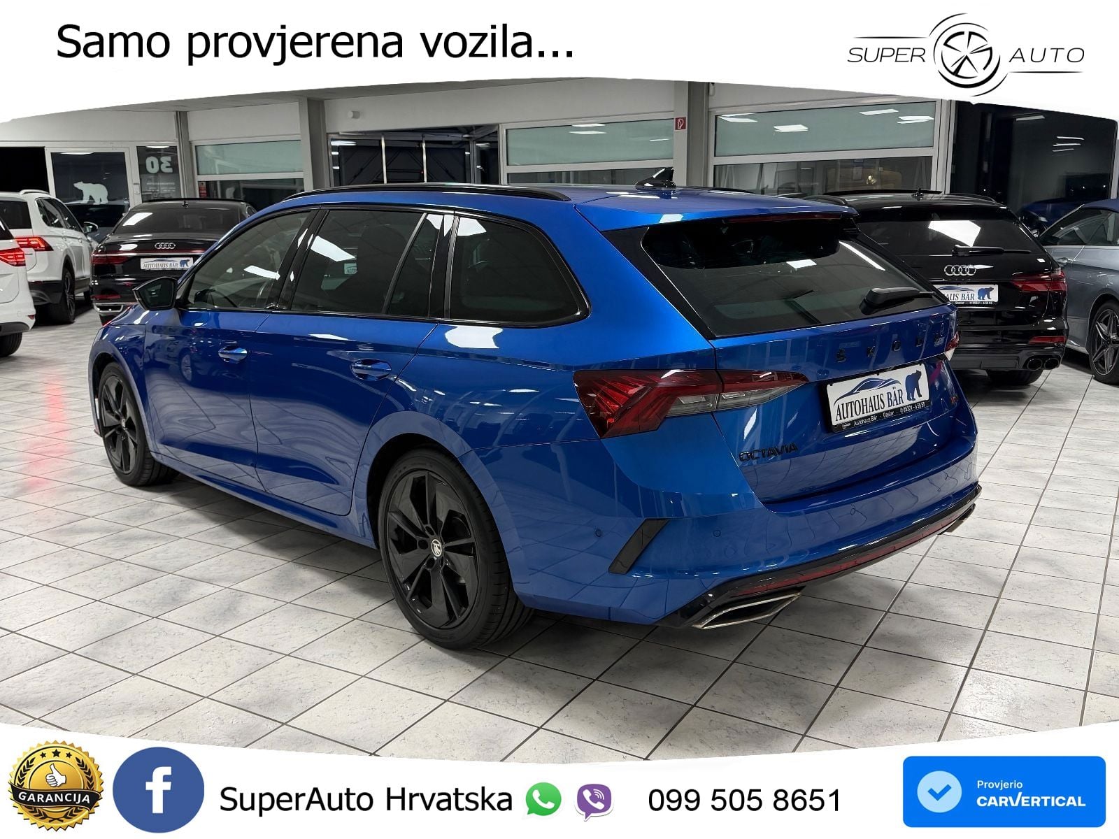 Škoda Octavia Combi RS 2.0 TDI (200 KS) DSG LED+GR SJED+ACC
