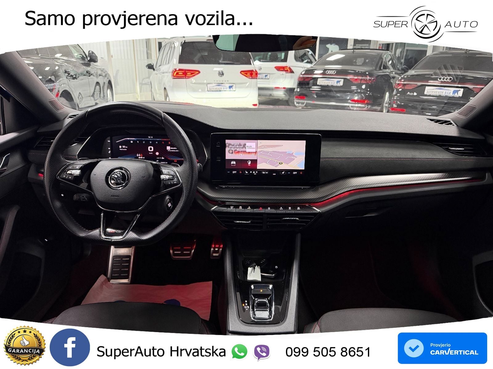 Škoda Octavia Combi RS 2.0 TDI (200 KS) DSG LED+GR SJED+ACC