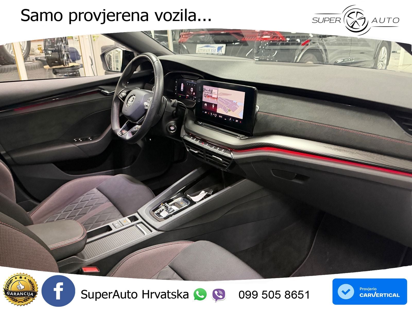 Škoda Octavia Combi RS 2.0 TDI (200 KS) DSG LED+GR SJED+ACC