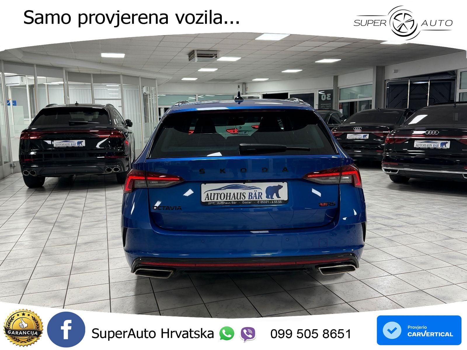 Škoda Octavia Combi RS 2.0 TDI (200 KS) DSG LED+GR SJED+ACC