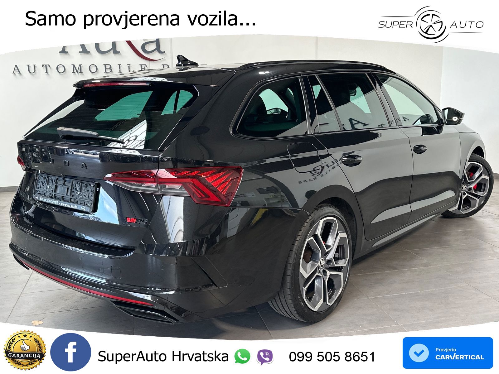 Škoda Octavia Combi RS 2.0 TDI (200 KS) DSG LED+GR SJED+ACC