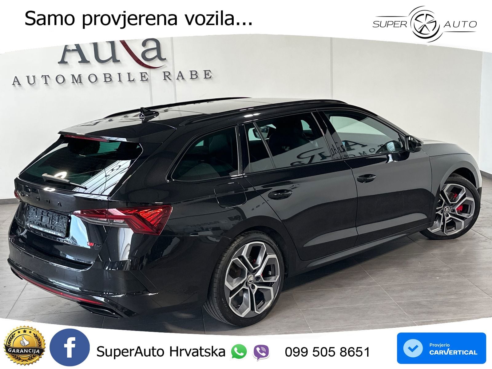 Škoda Octavia Combi RS 2.0 TDI (200 KS) DSG LED+GR SJED+ACC