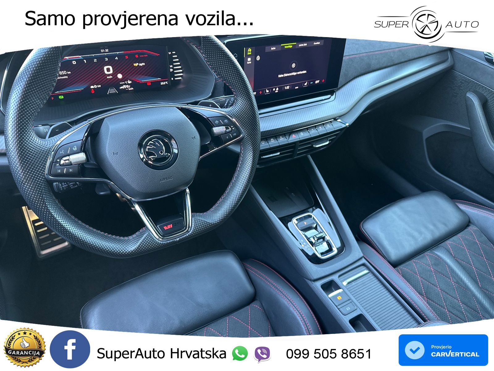 Škoda Octavia Combi RS 2.0 TDI (200 KS) DSG LED+GR SJED+ACC