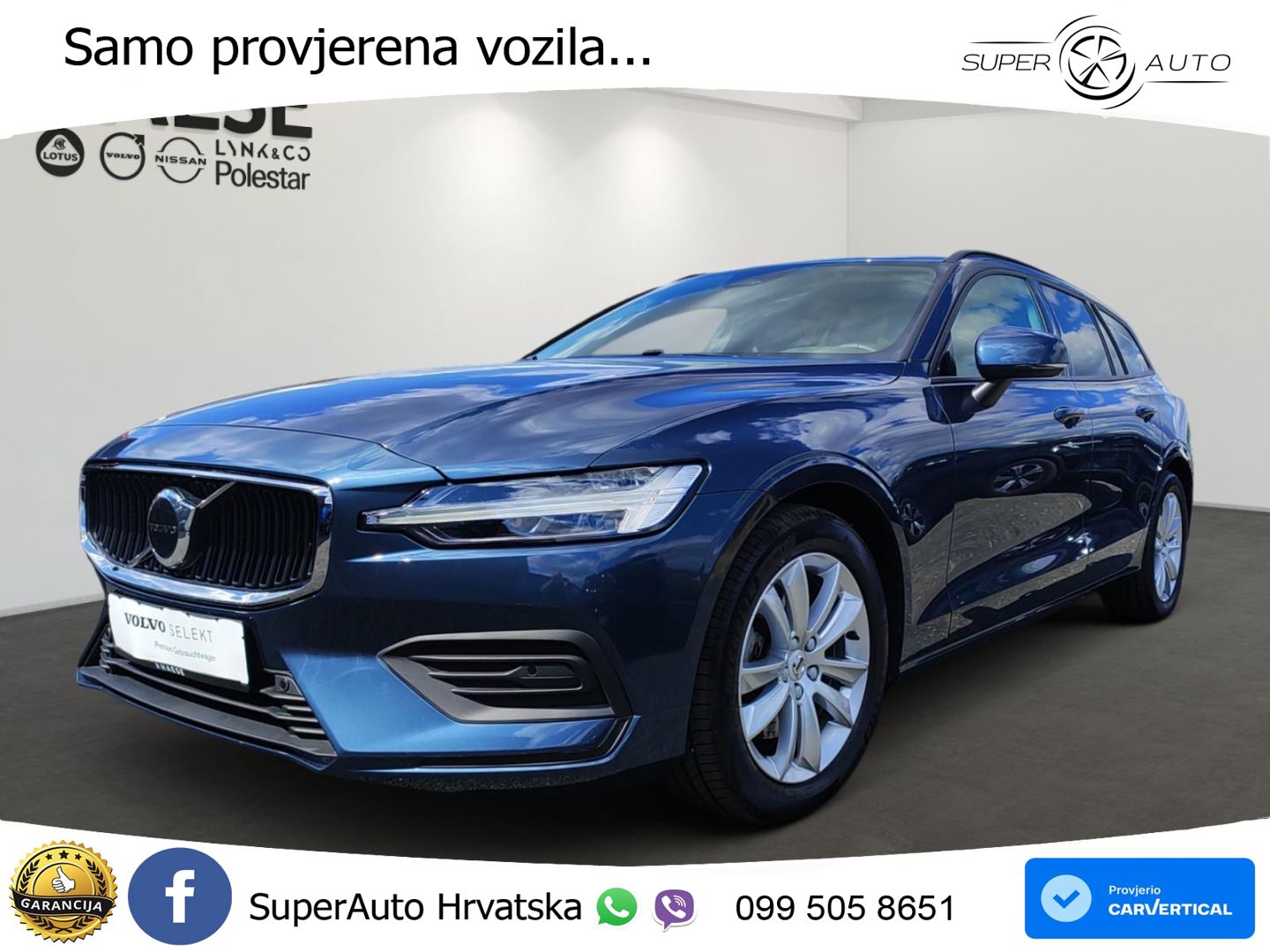 Volvo V60 2.0 B4 Benzin DCT LED+GR SJED+ACC