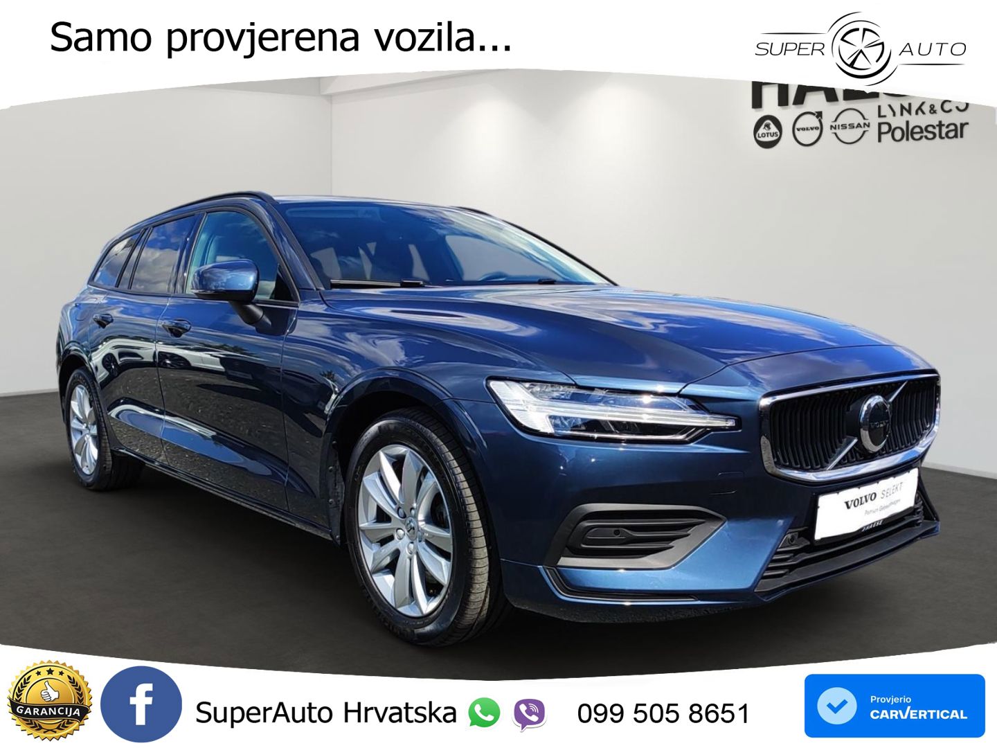 Volvo V60 2.0 B4 Benzin DCT LED+GR SJED+ACC