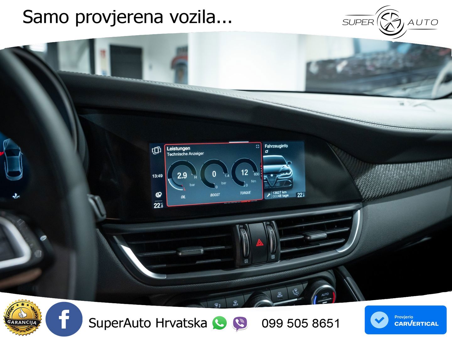 Alfa Romeo Giulia Quadrifoglio 2.9 V6 Bi-Turbo (520 KS) Automatic LED+GR SJED+ACC