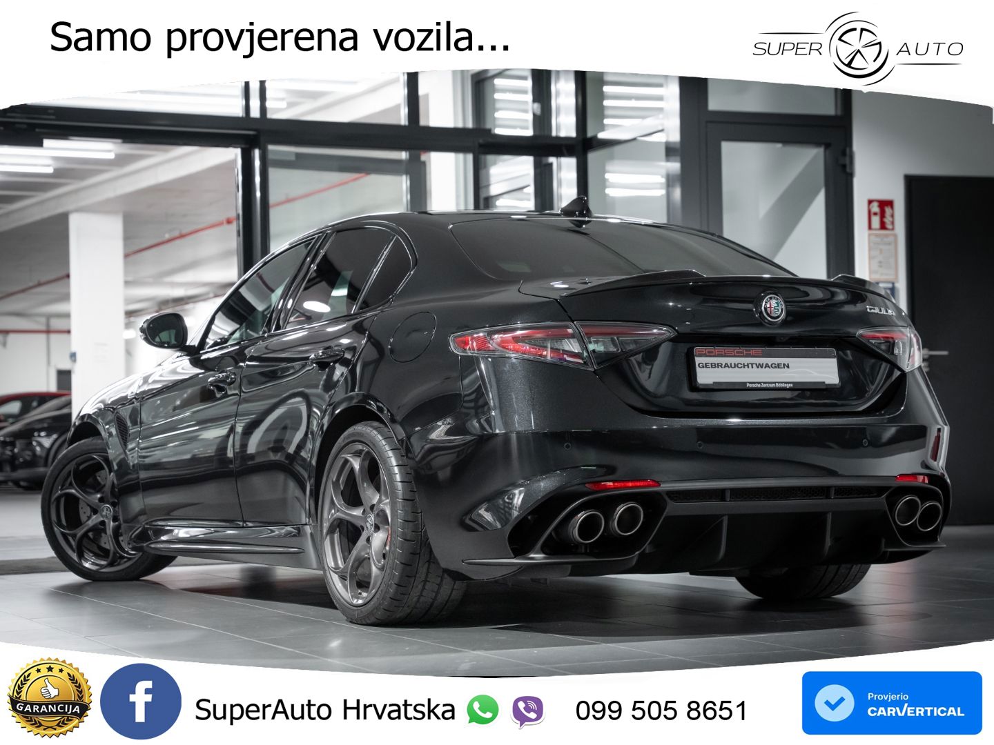 Alfa Romeo Giulia Quadrifoglio 2.9 V6 Bi-Turbo (520 KS) Automatic LED+GR SJED+ACC