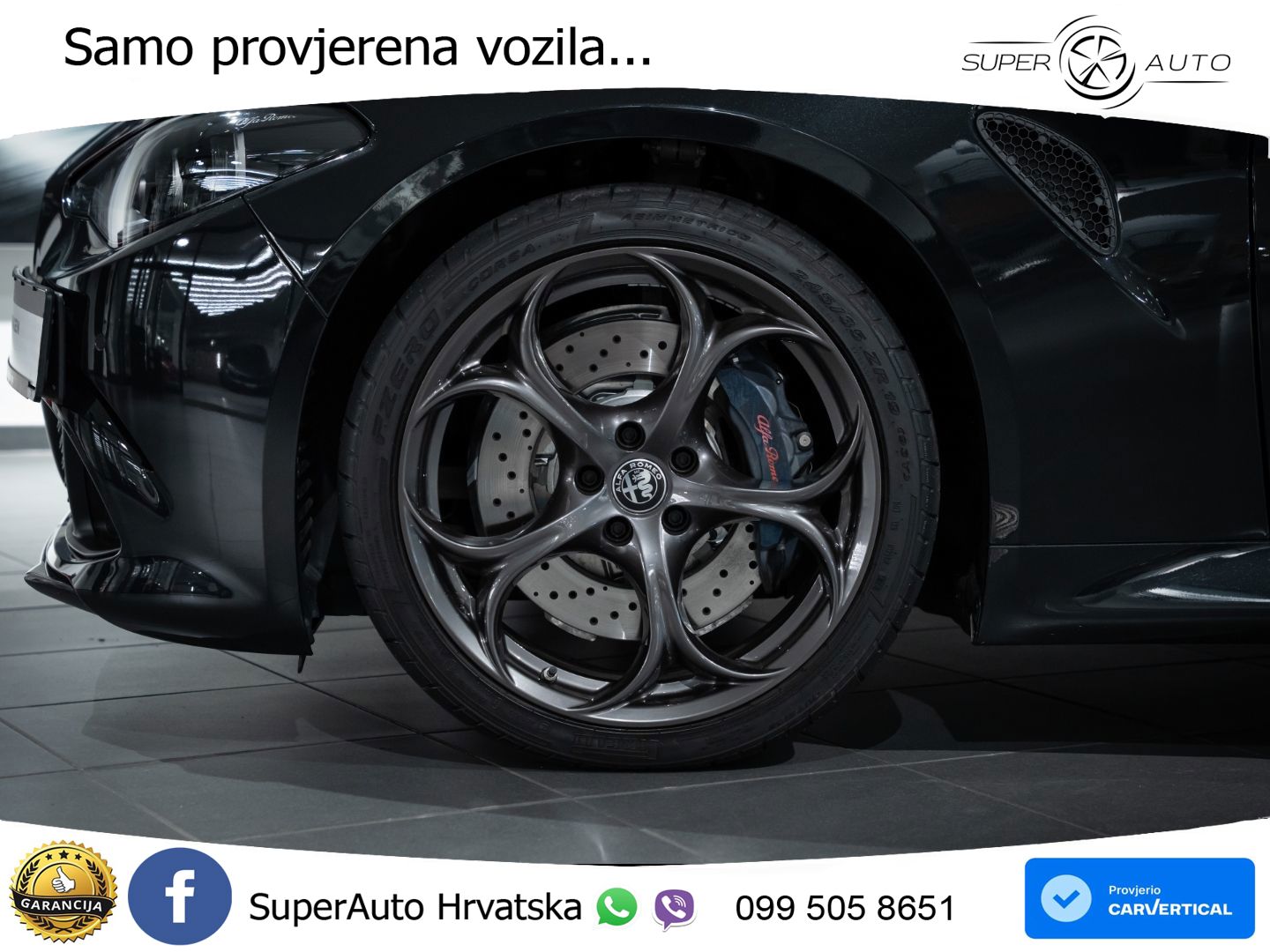 Alfa Romeo Giulia Quadrifoglio 2.9 V6 Bi-Turbo (520 KS) Automatic LED+GR SJED+ACC