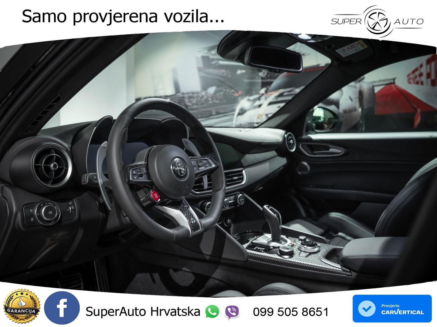 Alfa Romeo Giulia Quadrifoglio 2.9 V6 Bi-Turbo (520 KS) Automatic LED+GR SJED+ACC