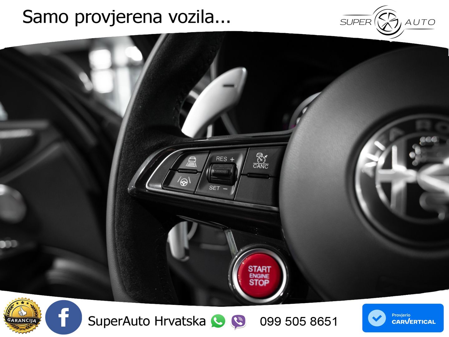 Alfa Romeo Giulia Quadrifoglio 2.9 V6 Bi-Turbo (520 KS) Automatic LED+GR SJED+ACC