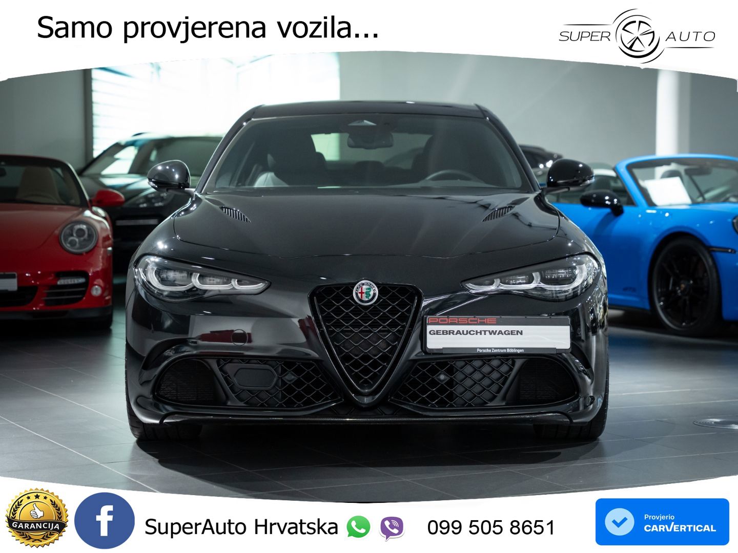 Alfa Romeo Giulia Quadrifoglio 2.9 V6 Bi-Turbo (520 KS) Automatic LED+GR SJED+ACC